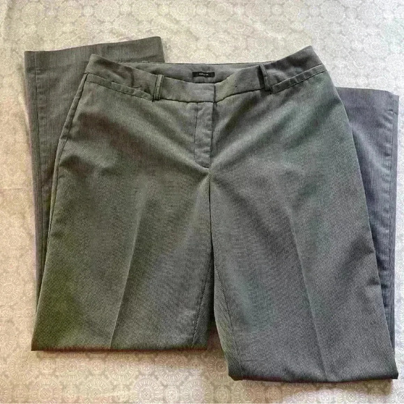 WORTHINGTON Women's (Size 12) Curvy Fit Straight Leg Dress Pants Stretch Gray - Picture 1 of 3